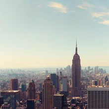 Photo art by Thomas Richter: view of the Empire State Building in New York City.