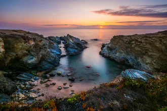 Portugal - Algarve Sonnenuntergang - fotokunst von Jean Claude Castor