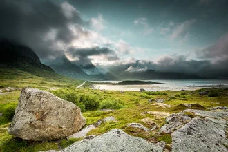 Photo art by Franz Sussbauer: clouds over the sea in Norway