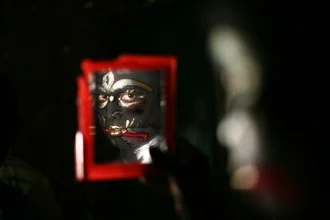 Photo art by Pranabesh Das: Devotion during Charak Puja in Bangladesh