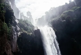 Photo art by Daniel Ritter: waterfalls in the mountains of Morocco