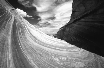 Photo art by Peter Fauland: gentle sandstone landscape in warm tones