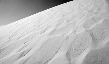 Photo art by Holger Ostwald: Dune du Pilat with expansive sky and gentle sand hills