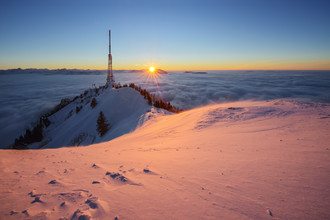 Immanuel Rapp, Grünten Sonnenuntergang (Deutschland, Europa)