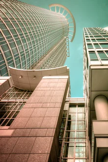 Photo art by Steffen Gierok: modern urban landscape featuring skyscrapers in Frankfurt