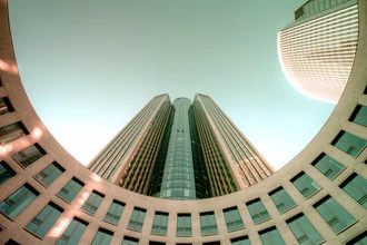 Photo art by Steffen Gierok: modern cityscape of Frankfurt