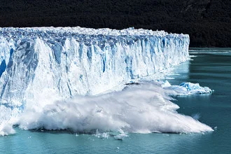 Gletscherabbruch - fotokunst von Stefan Schurr