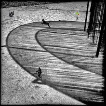 Photo art by Frank Wöllnitz: surreal play with squares and colors