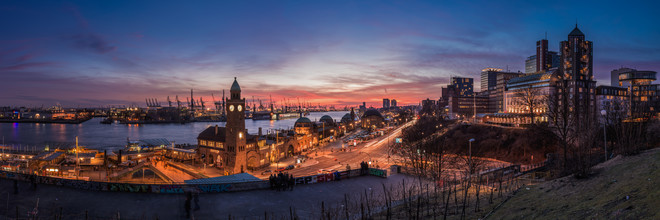 Jean Claude Castor, Hamburg - Landungsbrücken Panorama