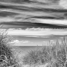Photo art by Holger Nimtz: tranquil sea view with clouds over the North Sea