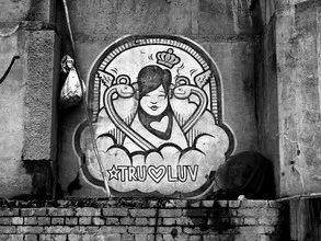 Photo art by Jagdev Singh: couple enjoying a peaceful moment in Varanasi
