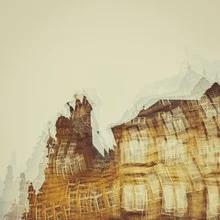 Photo art by Nadja Jacke: modern multiple exposure of Ratsgymnasium in Bielefeld