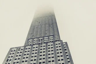Photo art by Philipp Langebner: black and white capture of the Rockefeller Building in New York