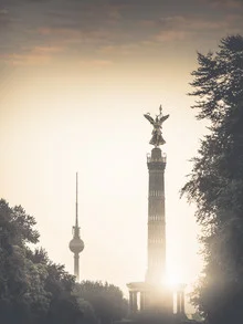 Victory Column vs. TV-Tower - Fineart photography by Ronny Behnert