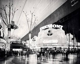 Photo art by Ronny Ritschel: vibrant scene on Freemont Street in Las Vegas