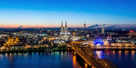 Köln Skyline - fotokunst von David Engel