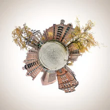 Photo art by Stefan Korff: sepia-toned city view with an urban vibe