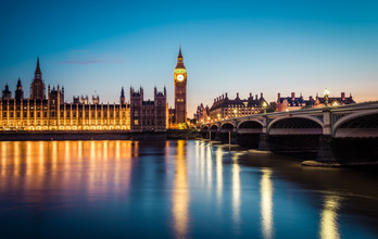 David Engel, London Westminster Bridge und Palace of Westminster - United Kingdom, Europe)