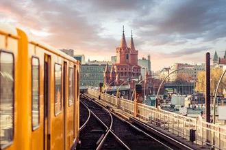 Berlin Oberbaumbrücke - fotokunst von David Engel