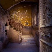 Photo art by Eva Stadler: nostalgic staircase in the old town of Havana