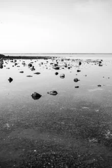 Wall art by Gianpiero Tebano: black and white landscape of Timor Leste