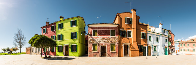 Michael Stein, Bunte Häuser in Burano - Italien, Europa)
