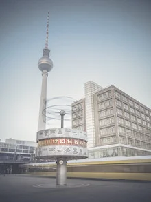 Photo art by Ronny Behnert: motion blur at the Berlin TV Tower