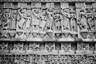Fotokunst von Jagdev Singh: detailreiche indische Architekturaufnahme