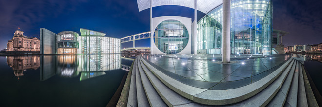 Jean Claude Castor, Berlin - Regierungsviertel Panorama Studie IV