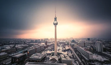 Berlin - TV Tower Spotlight I - Fineart photography by Jean Claude Castor