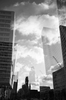 Photo art by Rolf Bökemeier: double exposure of Berlin's Gedächtniskirche