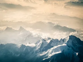 Über den Französischen Alpen 2 - fotokunst von Johann Oswald