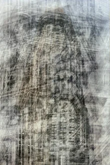 Photo art by Franzel Drepper: overlay of skyscrapers in New York