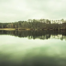 Photo art by Sebastian Rost: tranquil lake in Brandenburg with gentle ripples