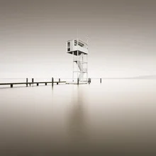 Photo art by Ronny Behnert: long exposure at Müggelsee with minimalist elements