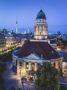 Photo art by Ronny Behnert: view of the French Dome in Berlin