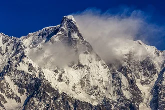 Photo art by Sher Ali: Ultar Sar, a majestic mountain in Pakistan.