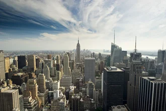 Fotokunst von Daniel Schoenen: Blick auf den urbanen Horizont von Manhattan