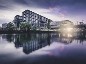 Photo art by Ronny Behnert: Berlin Central Station at blue hour