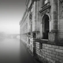 Photo art by Ronny Behnert: minimal long exposure of the Bode Museum in Berlin