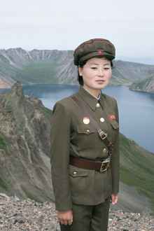 Martin Von Den Driesch, On the holy mountain Paektusan. North Korea, 2014 (Korea, North, Asia)