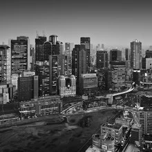 Photo art by Ronny Behnert: Umeda skyline in Osaka at night