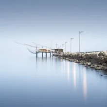 Photo art by Ronny Behnert: calm scene in Porto Garibaldi with water reflection