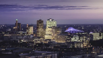 Photo art by Ronny Behnert: Potsdamer Platz at dusk