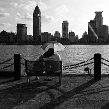 Wall art by Rob Smith: romantic view of the Huangpu River in Shanghai
