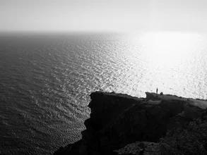 Photo art by Neeltje Obergfell: calm sunset over the sea in Greece