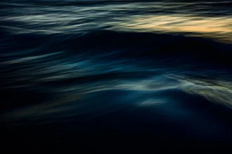 Photo art by Tal Paz-fridman: calm waves with soft colors and blurred background