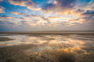 Martin Wasilewski, Mudflats Sunrise - Germany, Europe)