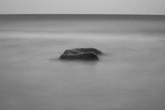 Wall art by Heiko Krumminga: fog over a landscape in soft gray tones