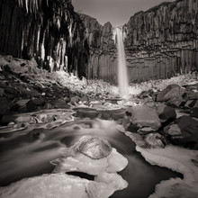 Dennis Wehrmann, Langzeitbelichtung Svartifoss Island - Island, Europa)
